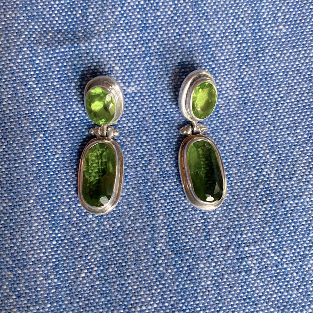 Peridot earrings